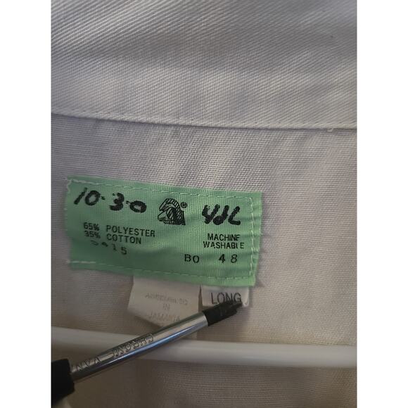 Vintage ALASKA AIRLINES White Coveralls Size 48L Workwear Jumpsuit White DINGY - Picture 5 of 10